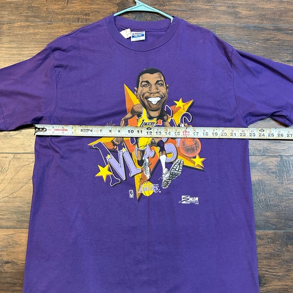 Magic Johnson Los Angeles Lakers Caricature Vintage NWT T-Shirt - Picture 5 of 8